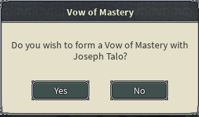 Vow Of Mastery, (MAX CHARISMA) Commands & Talents