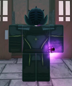 A Royal Guard with an enchanted weapon