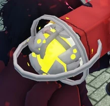 The medallions in hand