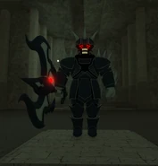 The Enforcer in the Trial of One, prior to the Enforcer Axe model rework