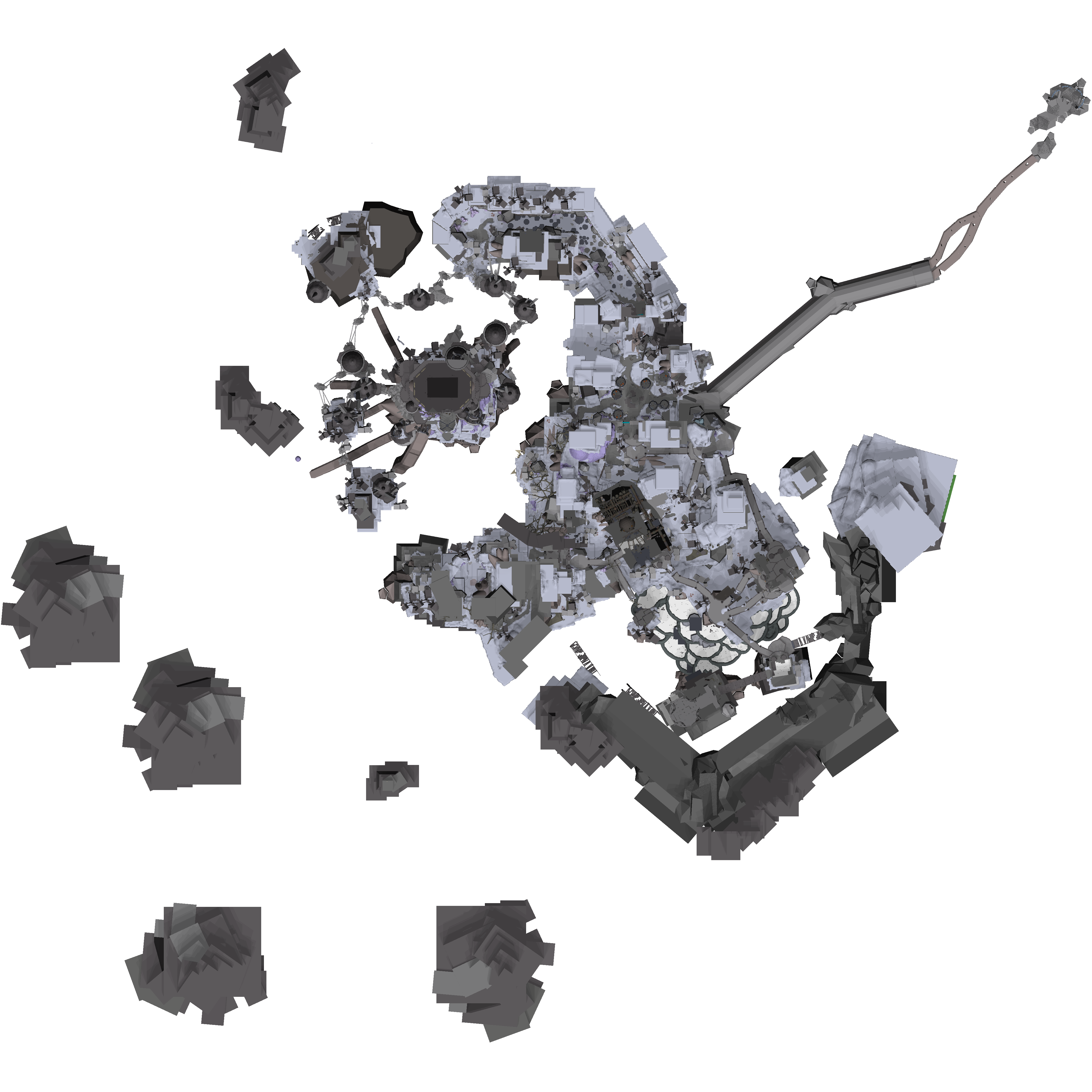 Isco  Comms full on X: Spent 2 weeks working on this, a map of the etrean  luminant of @Deepwoken Front and back will be in comments if anyone wants  to print