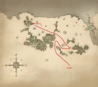 The Doom of Caeranthil's path mapped out.