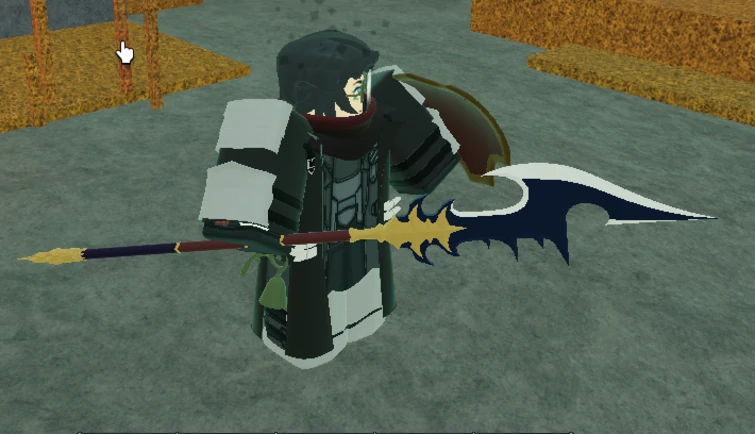 2 daggers , curved ,sharp ,emperor vibe , royalty pentegrams , dragon  scales handle , pretty long , need handle, sharp edges , roblox , deepwoken  , shadow aura, dark style