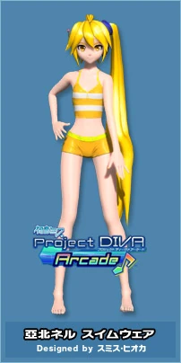 Akita Neru Swimwear | Project DIVA Wiki | Fandom