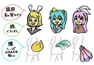 Contest entry art by Araburu Hiyoko