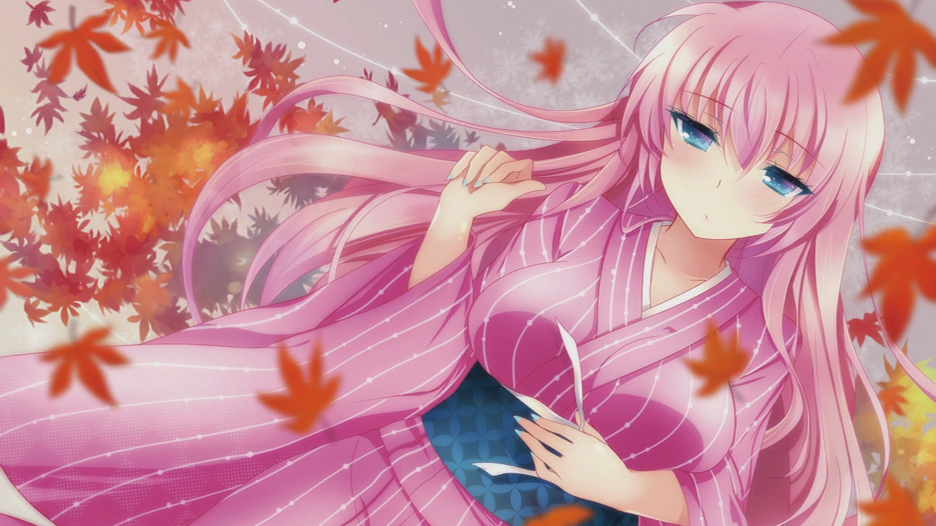 A Single Red Leaf | Project DIVA Wiki | Fandom, image size:1920x1080