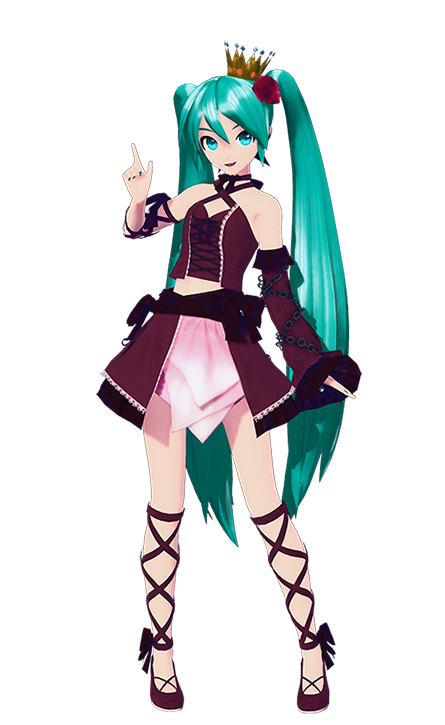 hatsune miku project diva outfits