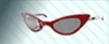 Red Pointed Glasses X