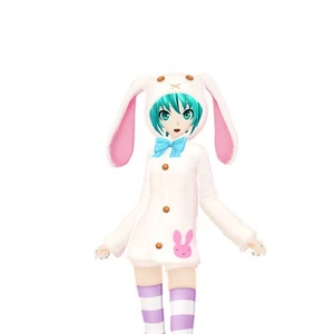 hatsune miku bunny hoodie