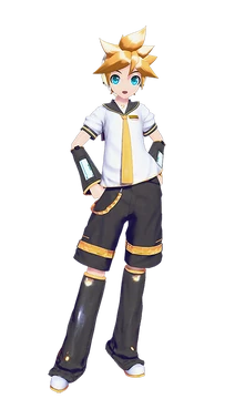 miku hatsune and len kagamine
