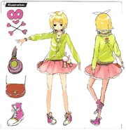 Concept art for Project DIVA F by Chiho