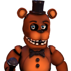 Who is collapsed Fredbear, what fan-game is he from? I stumbled upon this  cool looking reimagining of Fredbear on the FNaF roleplay Wiki and it got  me curious as to what game