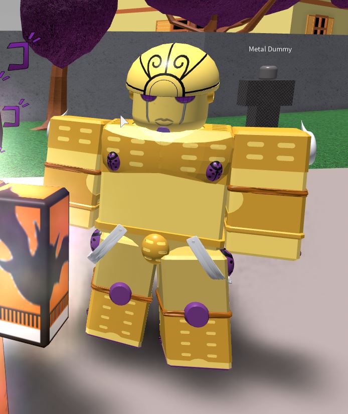 Gold Experience Project Jojo Wiki Fandom - roblox project jojo ultimate dummy