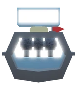 The Pack-a-Punch machine with its flag raised.