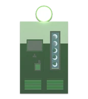 The Speed Cola machine.