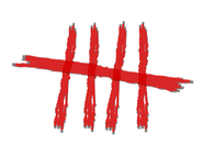 Round Tally Marks