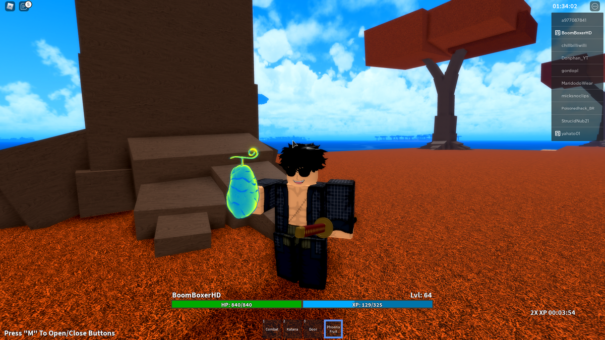 Infernasu on X: Phoenix Fruit IS BROKEN In this Roblox One Piece Game    / X