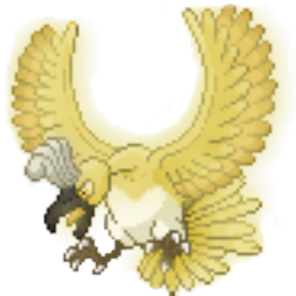 I recolored Ho-oh to actually be a Rainbow Pokemon. : pokemon