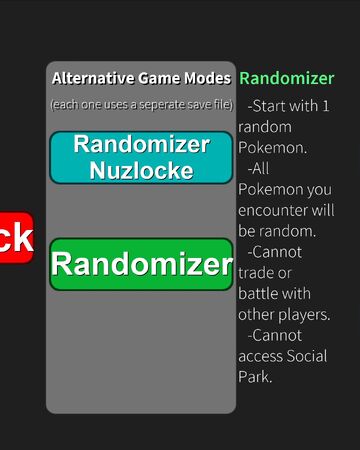 Randomizer Project Pokemon Wiki Fandom - mystery gift codes project pokemon roblox 2021