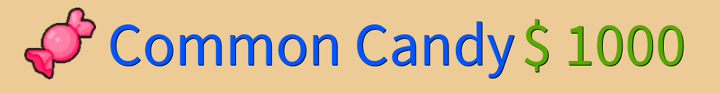 Common Candy Prompt