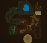 Almia Town Santa Locations map image