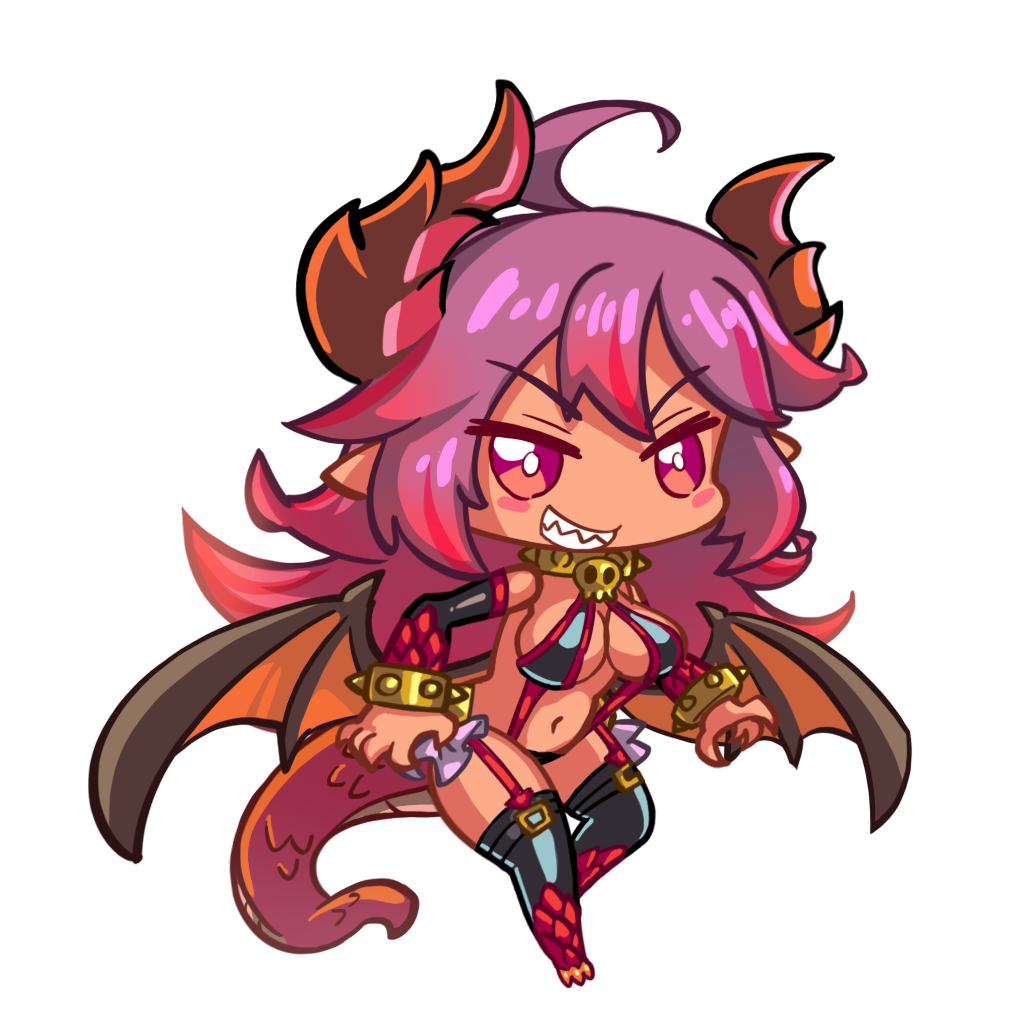 chibi dragon girl