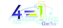 Four equals One Gacha EN Logo