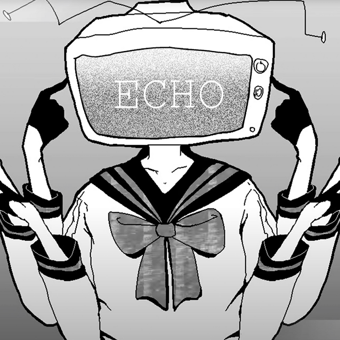 Echo crusher-p. Echo Vocaloid обложка. Echo Gumi. Вокалоид гуми Эхо.