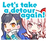 Англ. : Let's take a detour again!