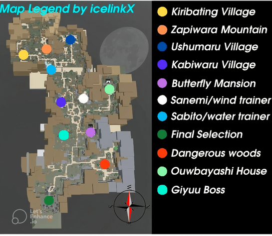 Roblox: Project Slayers Map and All Locations