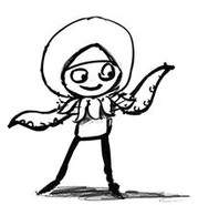 Original concept art for Dr. Puzz.