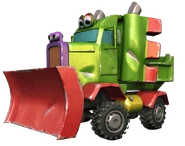 In Snowplough Form