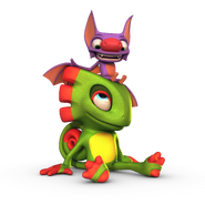 Yooka and Laylee Sitting