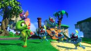 Corplets chasing Yooka and Laylee