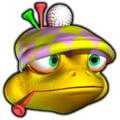 Golfer Frog