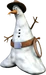 Cowboy Snowman Cropped