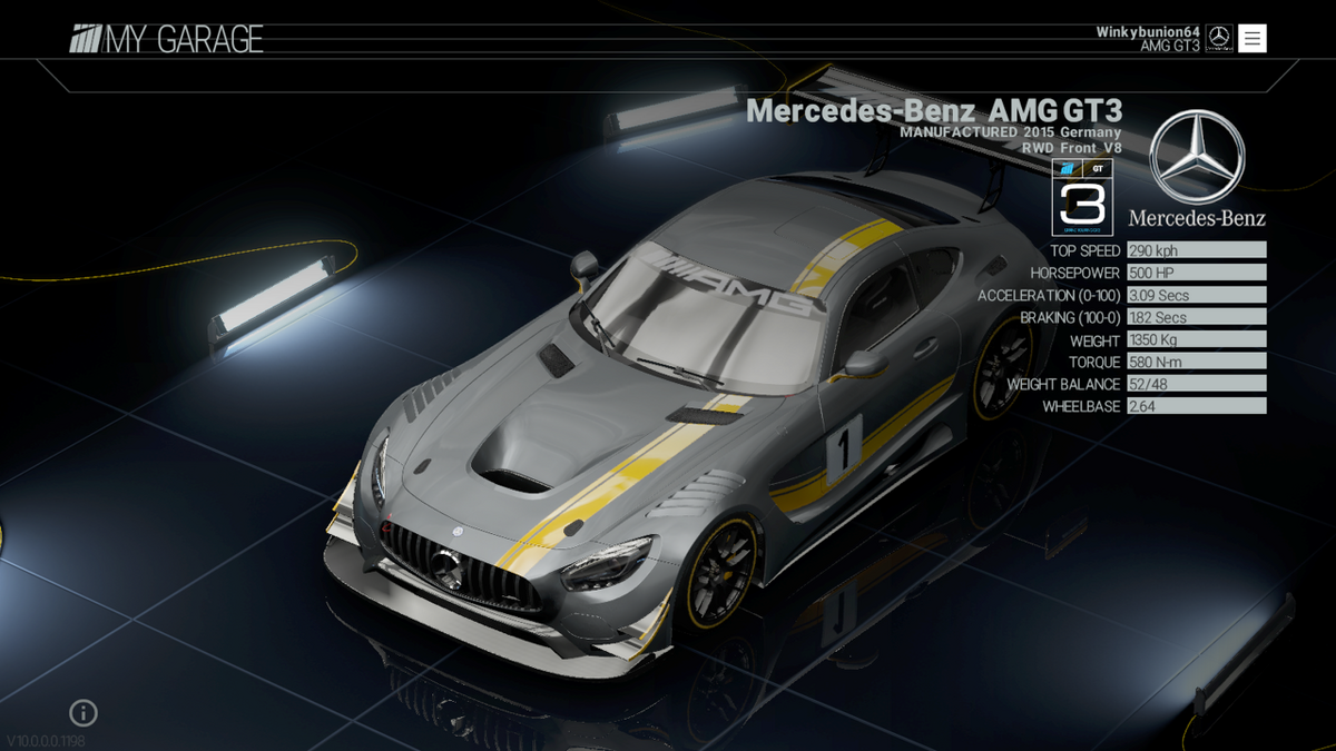 Mercedes-Benz AMG GT3 | Project Cars Wiki | Fandom