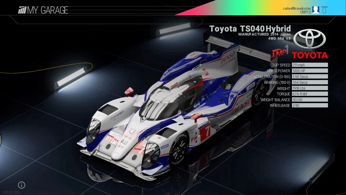 Project Cars Wiki:Toyota TS040 Hybrid | Project Cars Wiki | Fandom