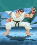 Ryu focusing his energy.