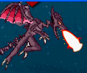 Showing that Ridley can shoot a flurry of fireballs in the air.