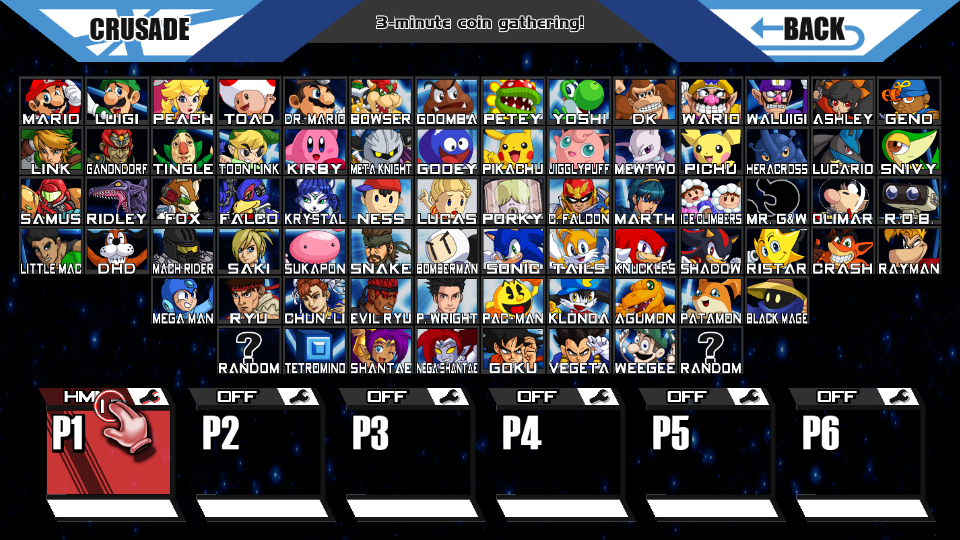 Romstation : to easily Create/Join super smash bros crusade party