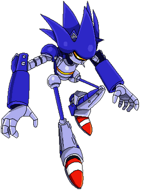 Mecha sonic mk 1 animation test pixel art