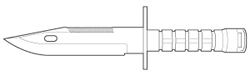 Bayonet outline