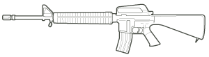 Чертеж автомата м4