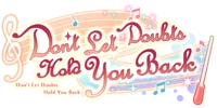 Don't Let Doubts Hold You Back Logo