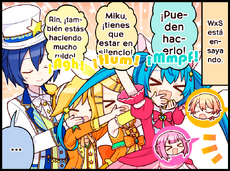 "¡Silencio durante el ensayo!"