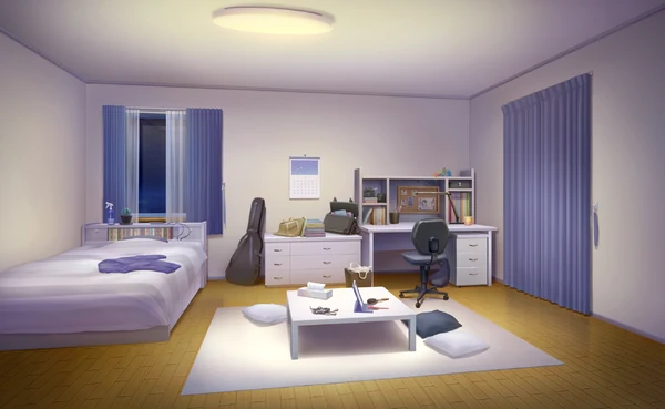 Background Ichika's Room (Night)