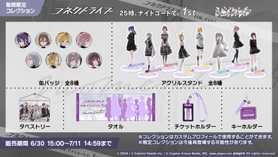 コレクションBOX (Collection BOX), que contiene una selección aleatoria de nuevos materiales de perfil por tiempo limitado.[1]