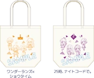 Wonderlands x Showtime and 25-ji, Nightcord de. tote bags