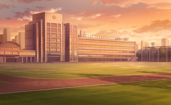 Background Kamiyama High Field (Evening)